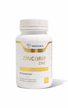 Zincorip - Comprimés de Zinc pour la peau, les cheveux et l'immunité