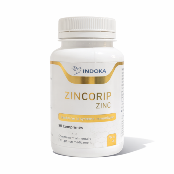Zincorip - Comprimés de Zinc pour la peau, les cheveux et l'immunité