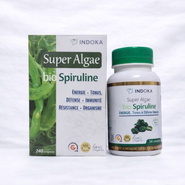 Spiruline Bio Maroc - Super Algae 240 comprimés pour le tonus et l'immunité